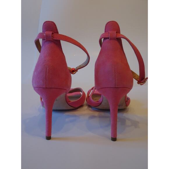 Cole Haan Women's Pink Suede Strapy Ankle Strappy Sandals Sz 9 NWOB 398 - Picture 7 of 7